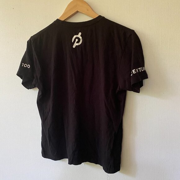 Peloton T-shirt Womens Small Black Activewear Tee Cycling Century 100 - Picture 5 of 5